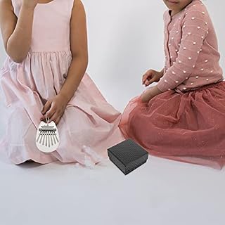 BIENKA 1 Ensemble Dessin animé Kalimba 8 Touches Portable Mbira Sanza Doigt Piano Acrylique Cristal Pouce Piano avec… – Image 2