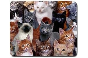 Cats Galore, Anti-Slip Rubber Mouse Pad for Animal Lovers