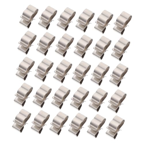 Garneck Cable Clip Kit 30pcs Stainless Steel Wire Clips for Efficient Wire Management Construction
