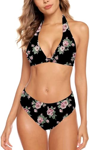 Aidotop Damen Bikini Set Triangel Badeanzug...