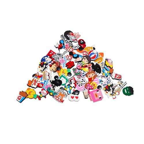 Image of cartoon luxury cute designer croc shoe charm custom charms Clog Random Set 6,12,20,25,30,35