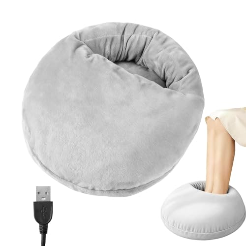 Calentadores de Pies Eléctricos - Calentador USB Ajustable con 3 Modos de Calor - Almohadilla Calefactora para Pies | para Mujeres Hombres Oficinas Silla Camping Trabajo Hogar