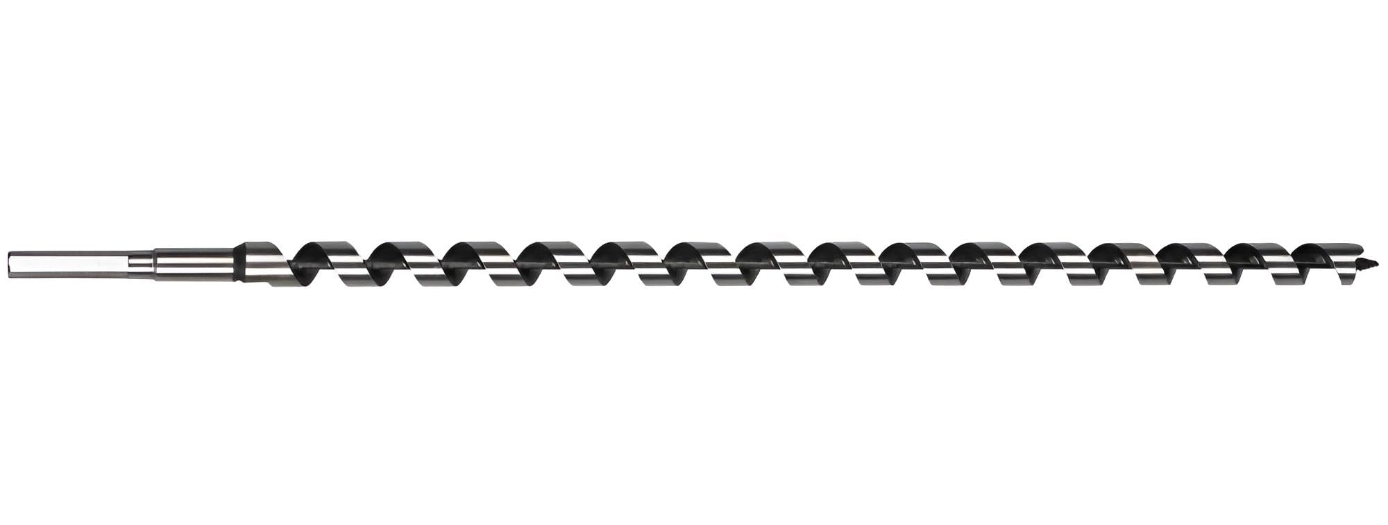Punta a serpente, punta per legno, punta a spirale per legno, punta tipo Lewis, punta lunga per travi, punta a spirale (30 x 620 mm)