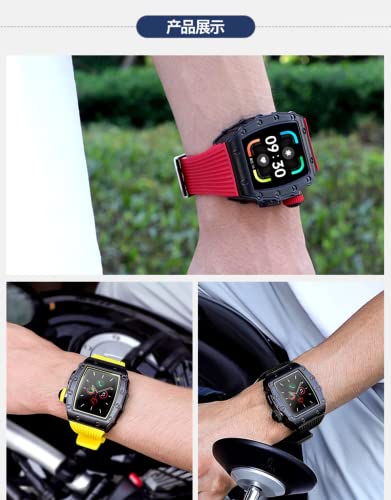 Bracelet caoutchouc Apple Watch protégeant l'écran contre les rayures