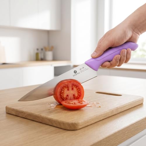 Image of imarku 14-piece Japanese kitchen knife set, including knife block sharpener
