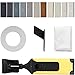 Vinylboden Reparaturset, Vinyl Fliesen Hartwachs Laminat Reparaturset Grau für PVC Bodenbelag, Laminatboden, Linoleum, Arbeitsplatte küche Kunststoff Holz Laminat und Parkett Holzkitt Möbel Reparatur