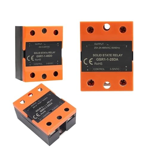 Relais à semi-conducteurs SSR 40A commutation rapide sans usure mécanique GSR1-1