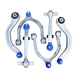 104432100G 104435600C 104435900A Front Upper Lower Control Arms Kit with Ball Joints Compatible with Model 3 2017-2023 Control Arm Kit (6Pcs)