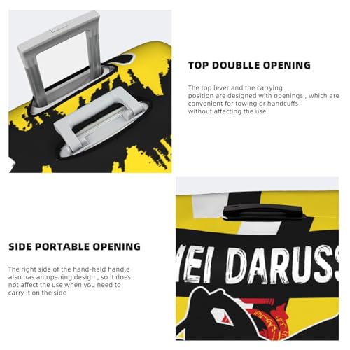 Travel Luggage Cover Baseball Player Brunei Darussalam Flag Fashion Washable Baggage Suitcase Protector Fit For Luggage X-Large4