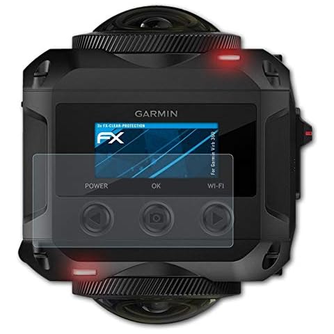 atFoliX Lámina Protectora de Pantalla Garmin Virb 360 (3X) Cover