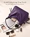 Imagen de VX VONXURY Bolso Mujer Bolso Bandolera Mujer de Cuero PU Bolso Mujer Grande con Bolsillo Lateral Bolso Hombro Mujer para Diario Trabajo Compras