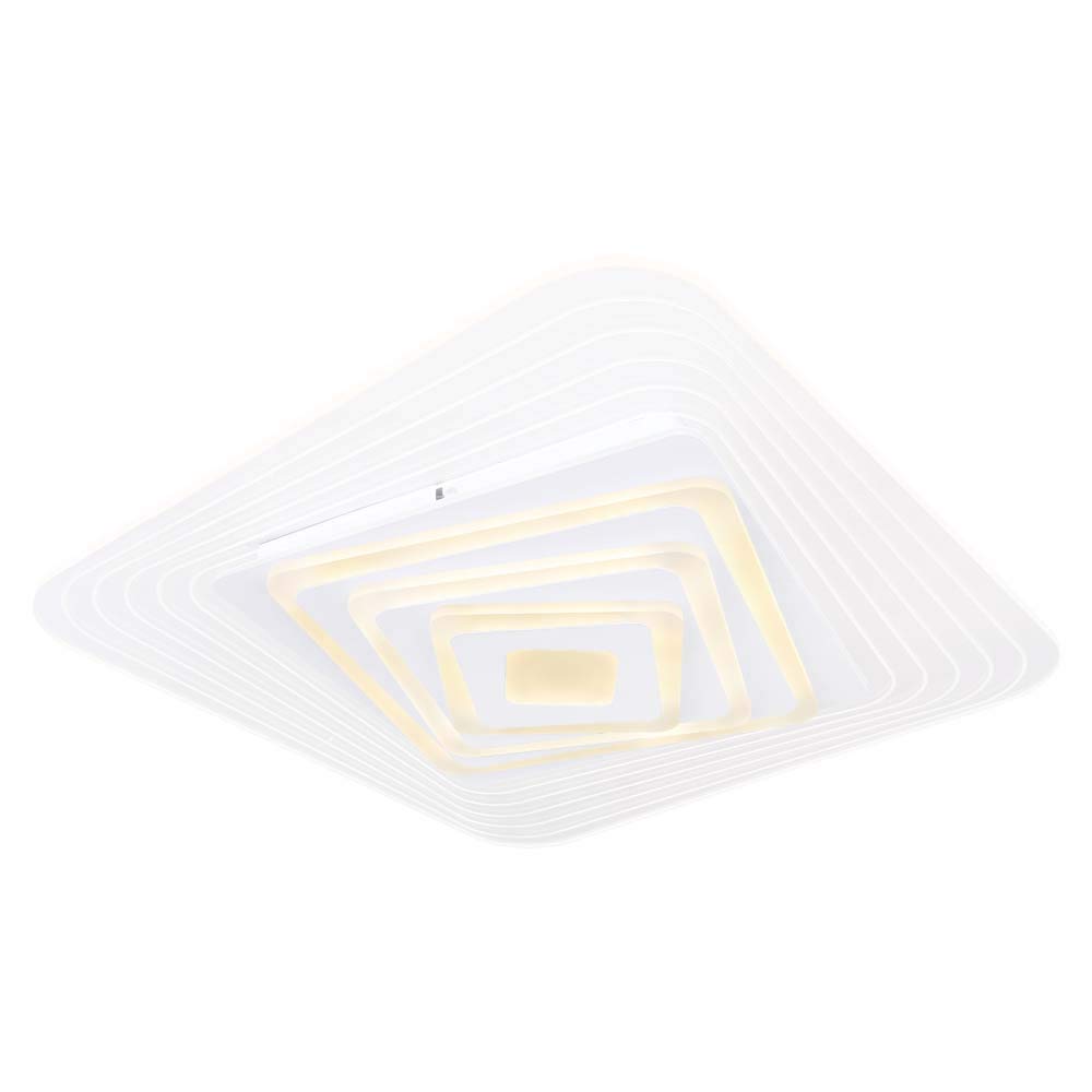 Globo DECKENLEUCHTE Metall WEIß, 1XLED Ceiling Light, White