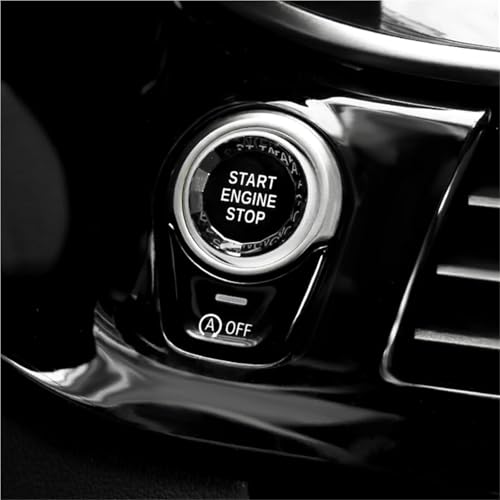 Bouton de démarrage BMW en argent pour modèles X1 E84 E87 E90 E60 - 3
