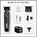 Cocco Hyper Veloce Pro Trimmer, Digital Gap Graphene Blade Edger, High-Torque Brushless BLDC Motor, Cordless, All-Metal Design, Lithium-Ion Battery, Charging Base Included (Carbon Fiber)