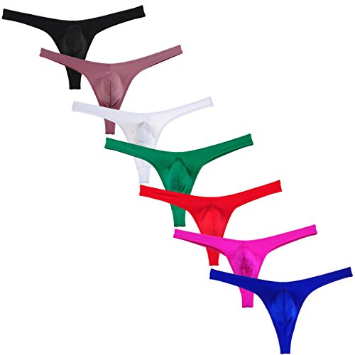 Men's Elastic Thong Gay Spandex T-Back G-String Men Jockstrap Underwear Pouch Mini Bikini Pants