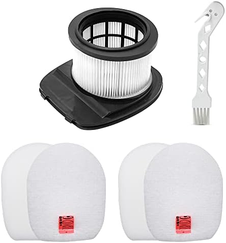 Smilefil Hepa Foam Felt Filter Set Compatible with Shark IC300 IZ201UK IZ201UKT IZ202SM IZ201ME IZ102 IZD260CN Cordless Stick Vacuum Cleaner
