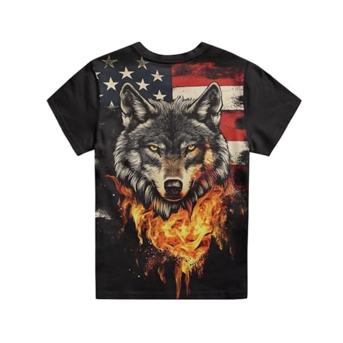 Image of Xhuibop Kids T Shirts for Boys Size 3-16 Girls Short Sleeve Sportswear Active Tops
