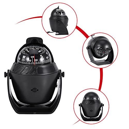 Feux de Navigation LED et Compas de Haute Précision pour Marine, Bateau et Automobile