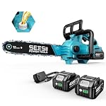 Seesii – SEESII 12 Zoll Akku Kettensäge, 1200W mit 2×4Ah Akkus