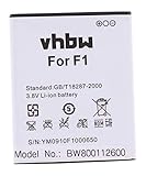  vhbw Li-Ion batería 2400mAh (3.8V) para teléfono móvil Smartphone Jiayu F1 por JY-F1.