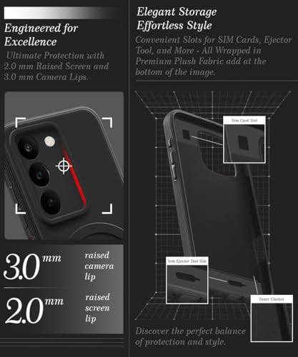 Image of WOW IMAGINE Back Case Cover for Realme C83 5G | Narzo 100 Lite | P4 Lite | Soft Matte Silicone Case| Slim Fit & Shockproof | Camera Protection Bumper Cover (Black)