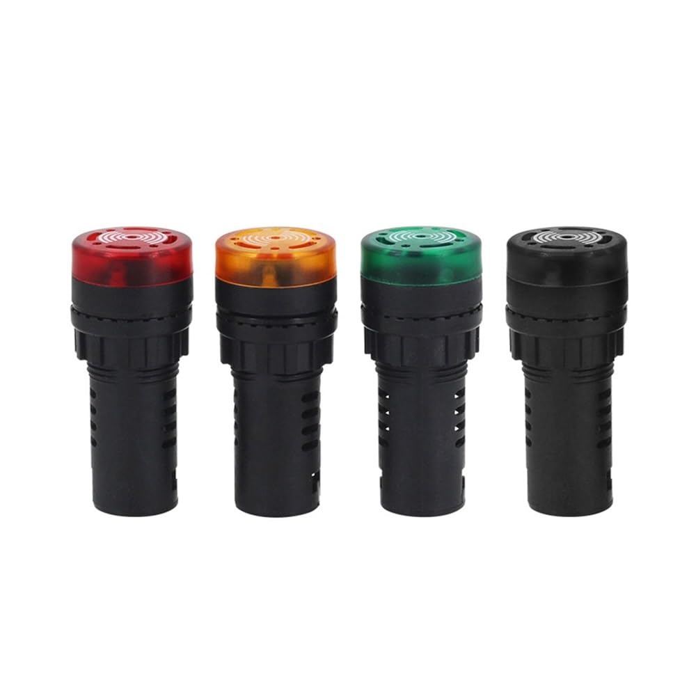 10pcs 22mm AD16-22SM Flashing Sound Flashing Yellow Flash Light 12V