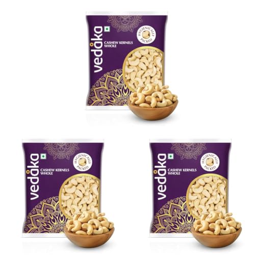 Image of Amazon Brand - Vedaka Popular Whole Cashews, 100g (Pack of 3)