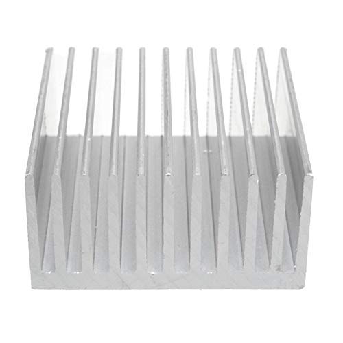 CentIoT - Silver 40 x 40 x 20mm Aluminum Heatsink Cooler radiator Heat sink - with 3M Sticker - for peltier, led light CPU and GPU (20MM Height)-image-16