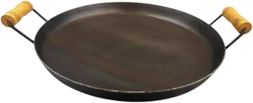 Disco De Arado Chapa 40cm Borda Alta Grande Aço Reforçado