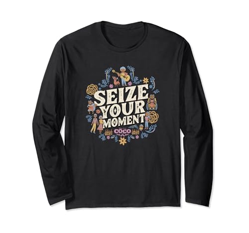 T-shirt Disney Pixar Coco à manches longues anti-déformation et motif durable
