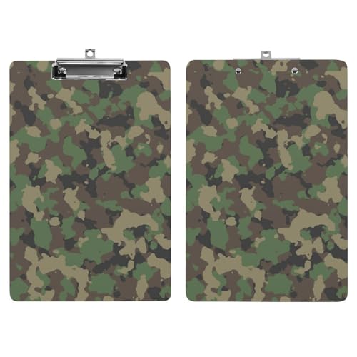 Planchette à pince A4 camo avec clip profil bas antiglisse haute capacité - 7