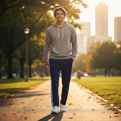 Image of Track Pant for Men || Stylish Look || Loose Fit Modern, Stylish, Comfortable & Stretchable Athletic Joggers for Casual & Gym Wear (TP22)