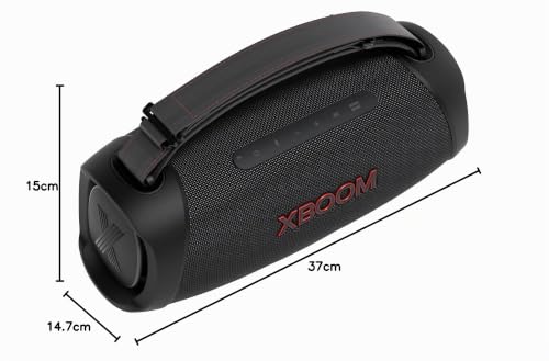 LG Enceinte Bluetooth puissante Portable, Enceinte Bluetooth Lumineuse, XBOOM GO, Portable et légère, résistante à l'eau et à la poussière, DXG8T