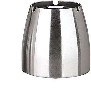 Ashtray ,Stainless Steel Unbreakable Modern Ashtray , Cigarette Ashtray for Indoor or Outdoor
