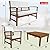 FDW Patio Conversation Set Patio Furniture Patio Sofa Set Outdoor Chat Set 4-Piece Acacia Wood Outdoor Seating Set with Water Resistant Cushions and Coffee Table for Pool Beach Backyard Balcony Garden