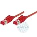 Produktbild Tecline S/FTP CAT6 A, 0.5 m 0.5 m Cat6 A S/FTP (S-STP) rot
