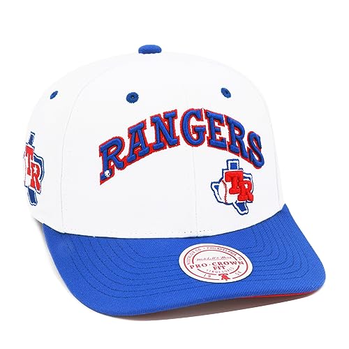 Mitchell & Ness Texas Rangers Cooperstown MLB Gorra Snapback Blanca miniatura 1