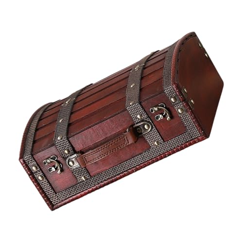 Coffre en bois mystérieux : rangez vos secrets avec le code pirate - 5