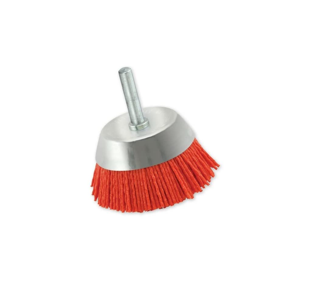Nylon Filament Abrasive Wire Cup Brush Set with 1/4 Inch Shank, Nylon Drill Brush Perfect for Removal of rust and paint on wood and metal and Paint - Reduced Wire Breakage (B0BQWZCRBR) Amazon Price History, Amazon Price Tracker