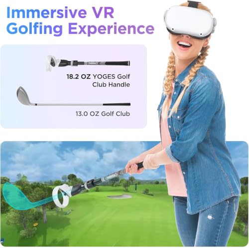 YOGES VR Golf Club Handle Quest 2