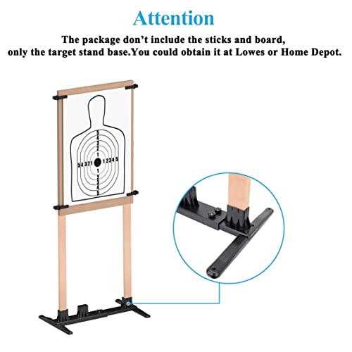 Ideagle Adjustable Shooting Target Stand Base, Plastic Target Stands For Shooting Outdoors Range Practice #TOP2