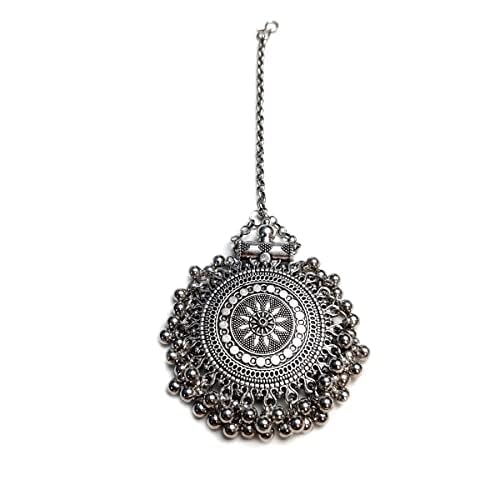 Gleaming Alchemy Floral Brilliance Maang Tikka | Rita Creations | Oxidized Brass Maang Tikka 1 Piece (B0CJBT4YVG) Amazon Price History, Amazon Price Tracker