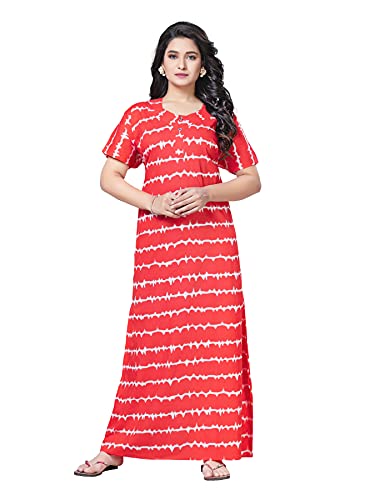 Image of PNAEONG Women Cotton Maxi Sleepwear