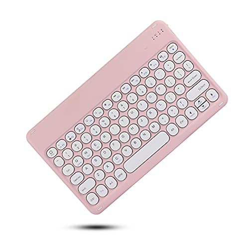 Étui clavier Bluetooth Galaxy Tab S6 Lite rose avec porte-crayon amovible - 6