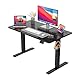 JUMMICO HöHenverstellbarer Schreibtisch Standing Desk Elektrischer Schreibtisch Höhenverstellbar mit Memory-Funktion 100 x 60 cm,Schwarz