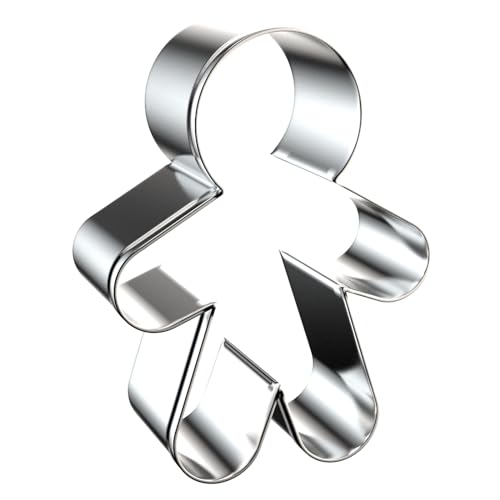 Qaaqs Gingerbread Man Cookie Cutters Shapes Set For Christmas Baking With Assorted Sizes thumb #3