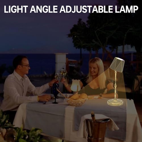 Cordless Table Lamp, Height Adjustable Led Table Lamp, 8000mAh Rechargeable Operated Up to 48 Hours Usage, 3 Color Stepless Dimming &5 RGB Lamp Modes, Wireless Desk Lamp for Bedroom Courtyard (Bronze) 7 41A62yn etL. AC