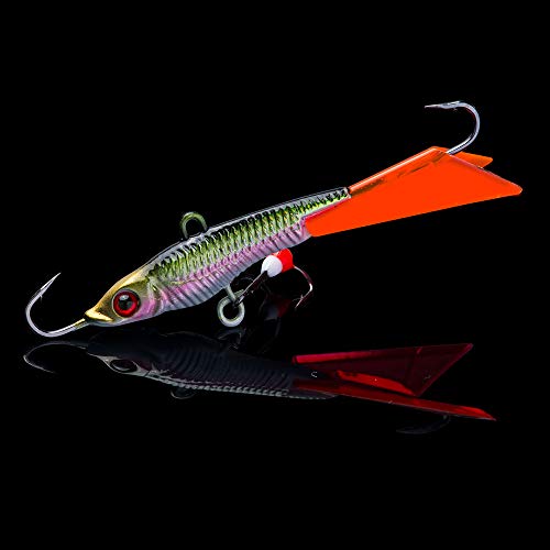 Goture ice Fishing jigs Walleye ice Fishing Lures Crappie kit Glow Dark Saltwater for Saltwater and Freshwater Fishing baits and Lures for bass