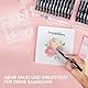 int!rend Brush Pen Set - 24 Aquarellstifte, 2 Wasserpinselstifte, 20 Blätter Aquarellpapier, 5 Schablonen - Handlettering Stifte, Pinselstifte für Bullet Journal, Malen Stifte Set