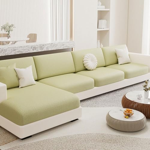 Housses de coussin imperméables et housse de canapé en L extensible - 5